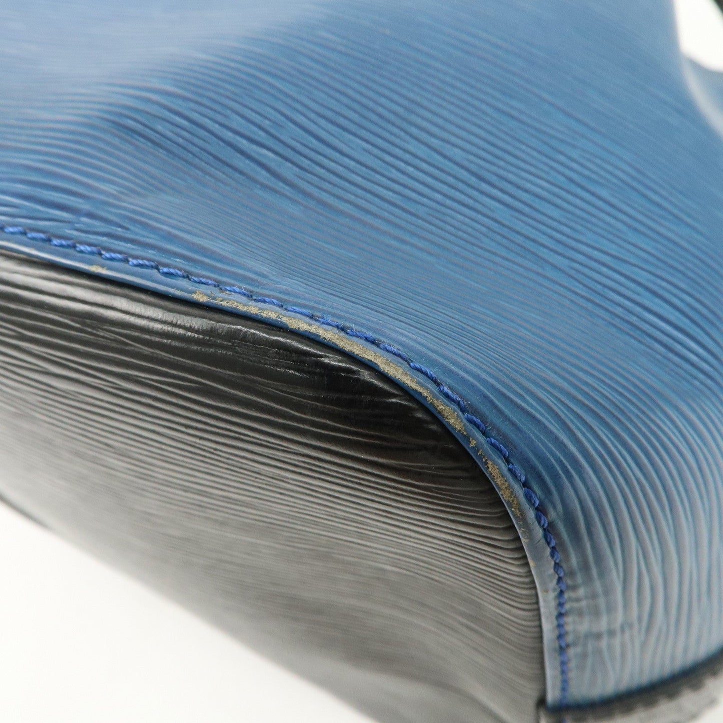 Louis Vuitton Epi Petit Noe Bi-color Shoulder Bag Noir Blue M44152【Pre-order】