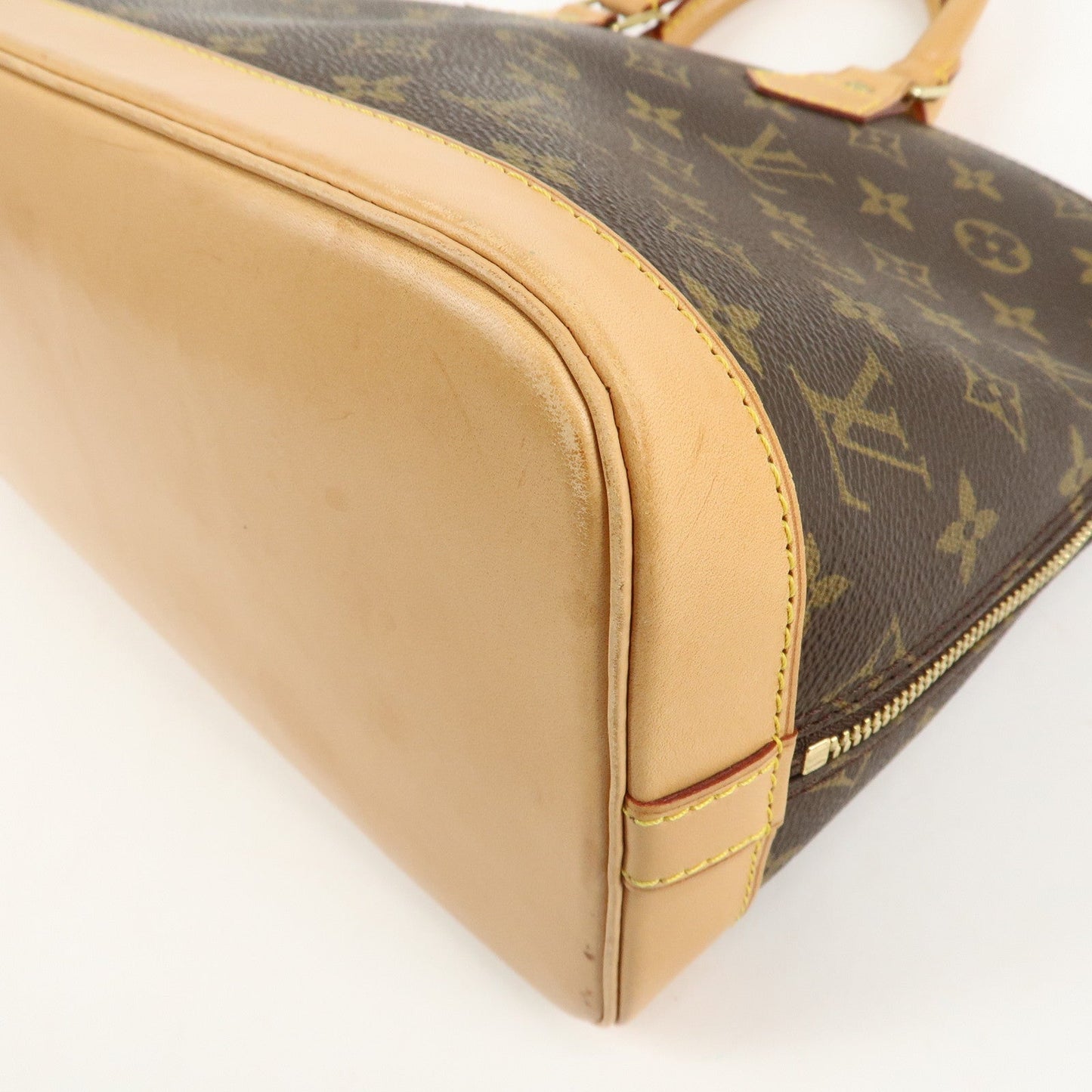 Louis Vuitton Monogram Canvas Alma Hand Bag Brown M51130 Used【Pre-order】