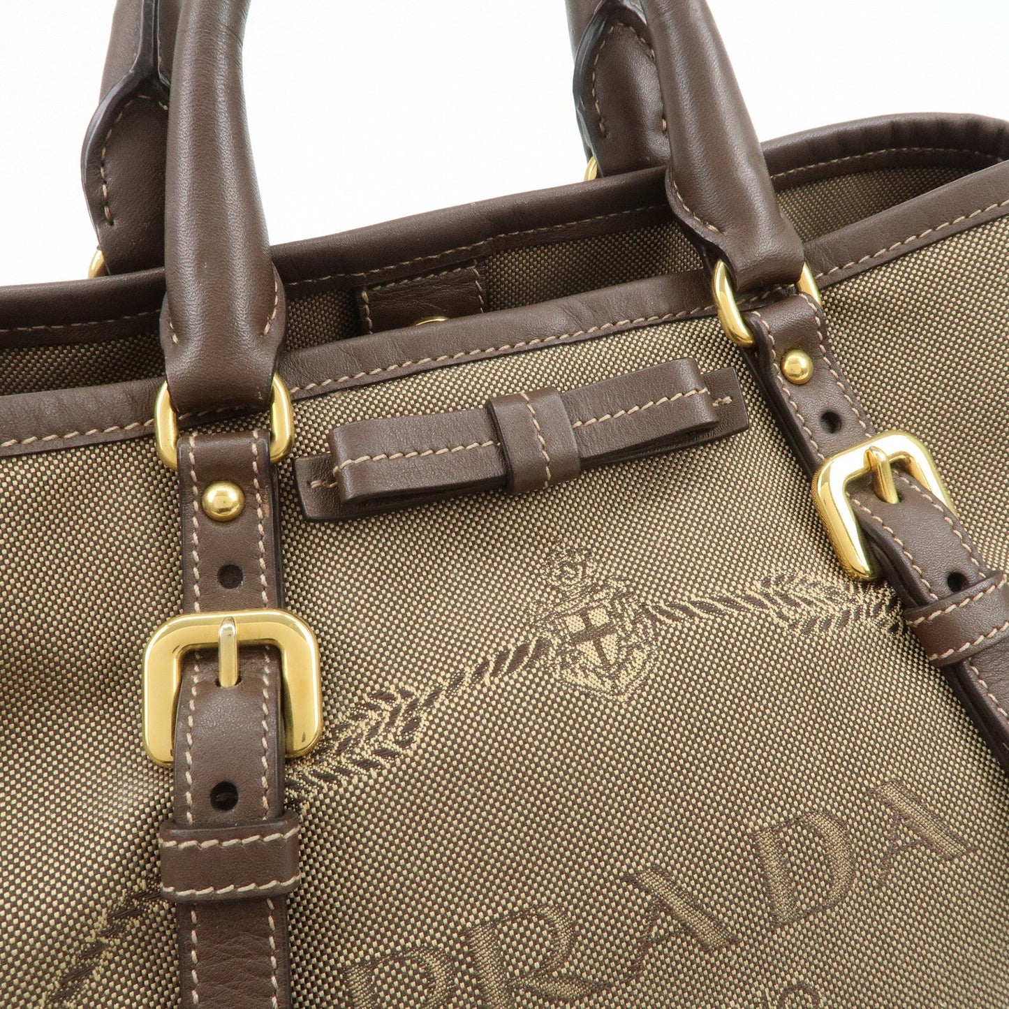 Prada Jaguard Canvas Leather 2Way Tote Bag Shoulder Bag BN1841【Pre-order】