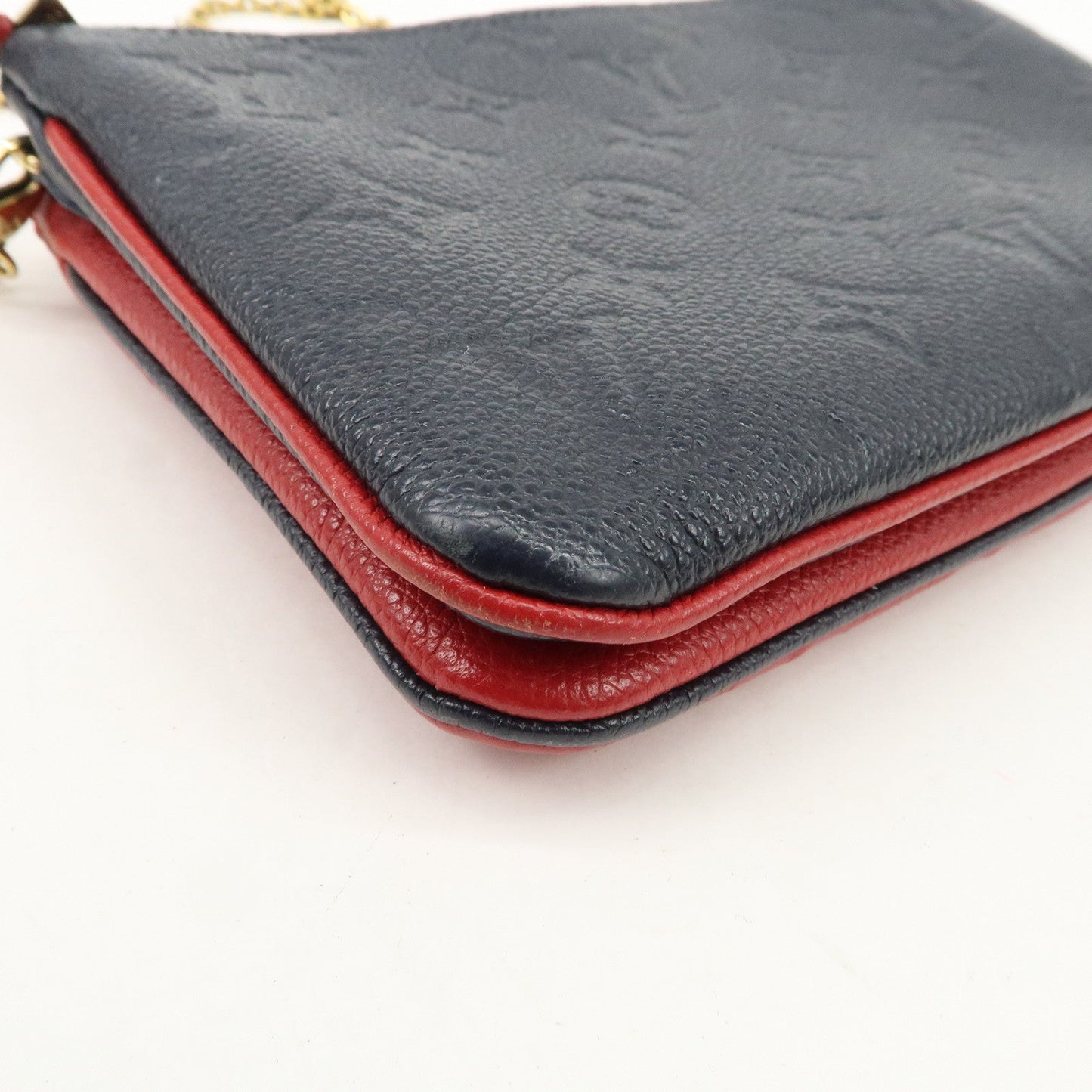 Louis Vuitton Monogram Empreinte Pochette Double Zip M63916 Used【Pre-order】