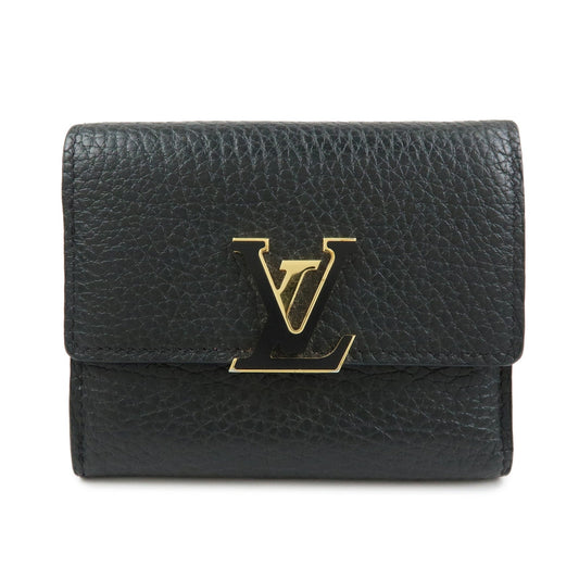 Louis Vuitton Portefoille Capucines XS Compact Wallet Black M68587【Pre-order】