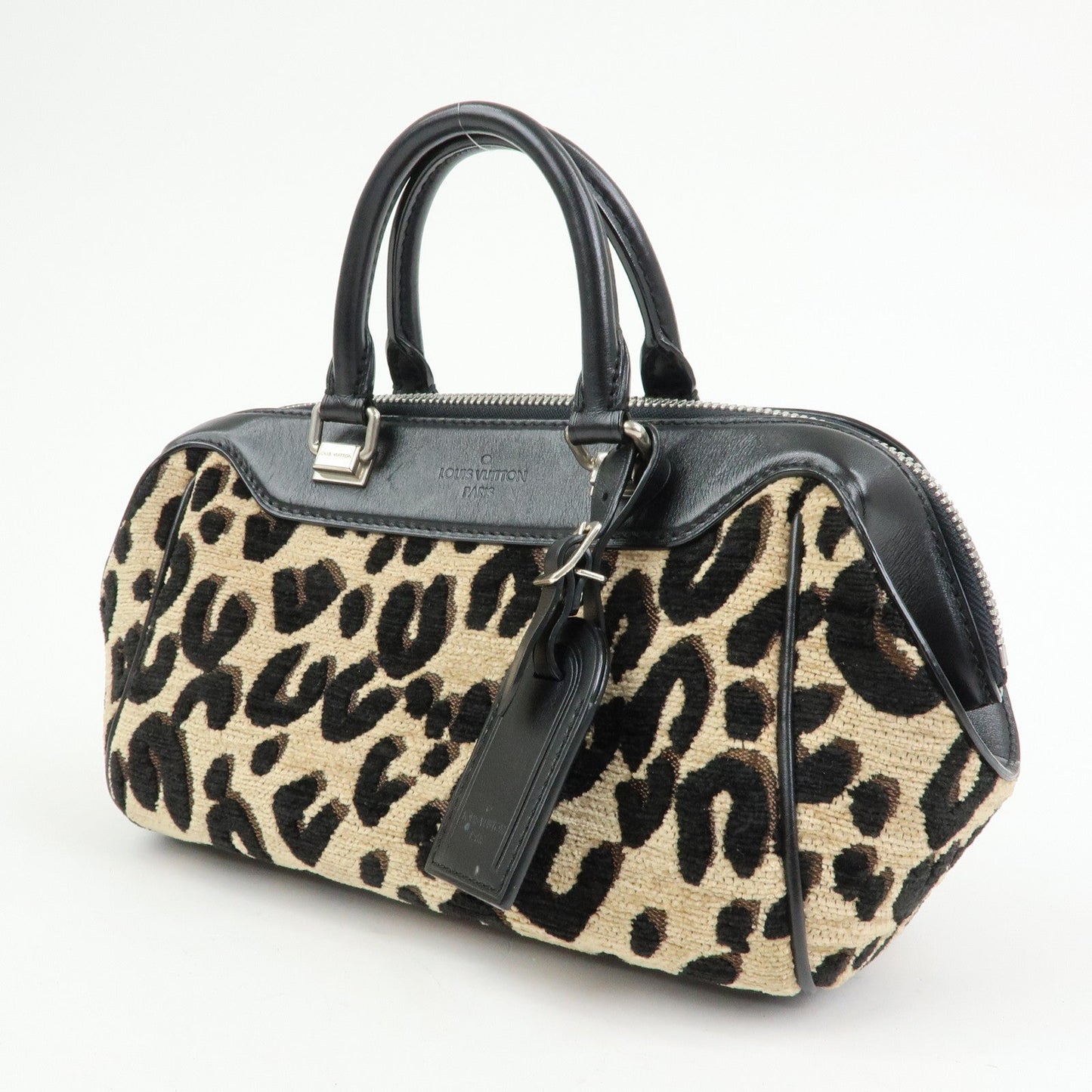 Louis Vuitton Jacquard Canvas Leather Leopard Baby Hand Bag M94257【Pre-order】
