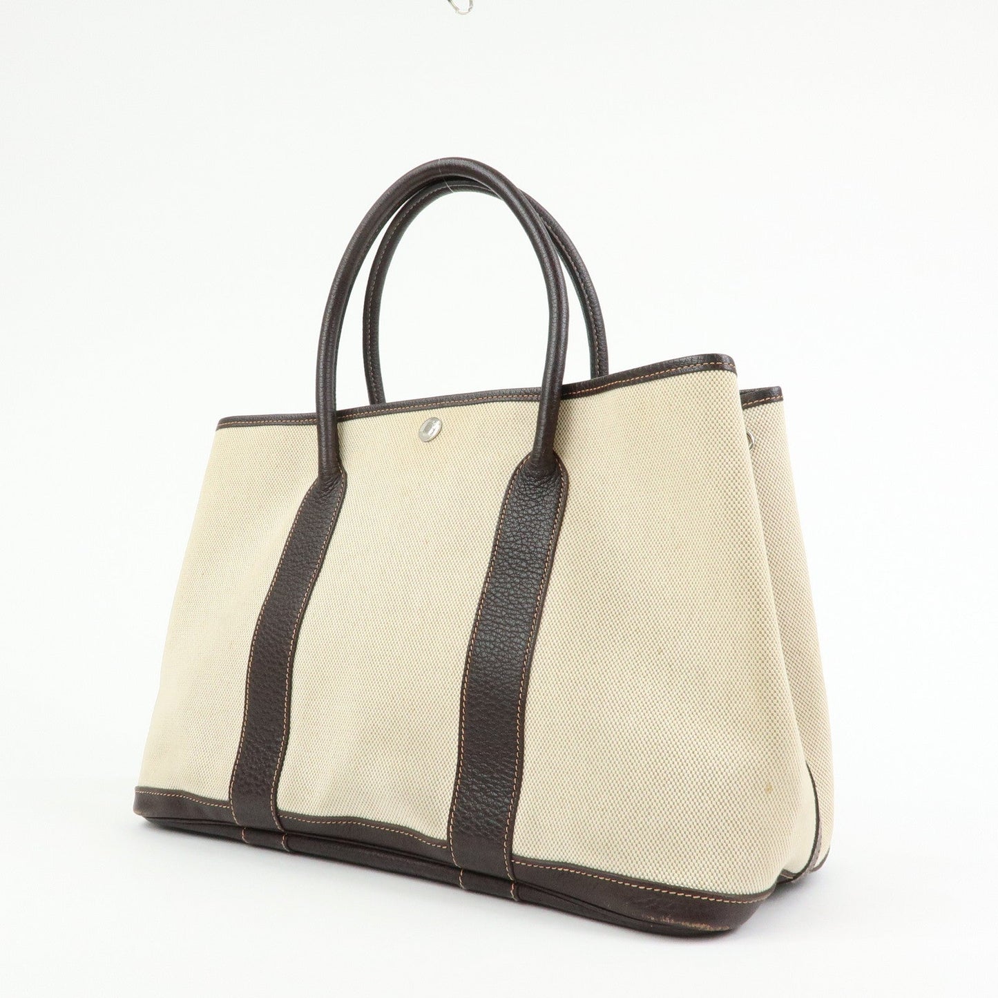 Hermes Garden Party PM Toile Ash Leather I Stamped Tote Bag【Pre-order】
