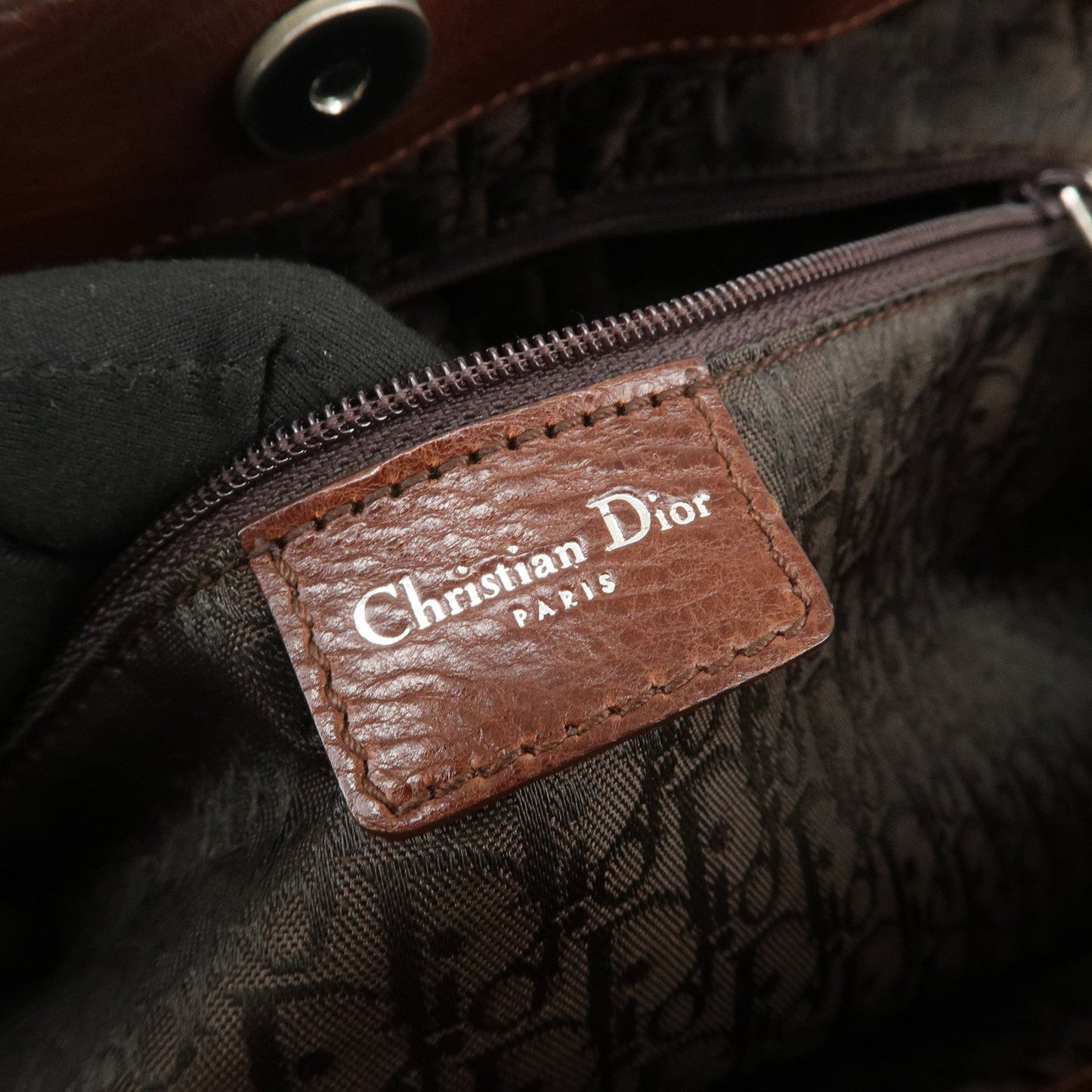 Christian Dior Leather Flower Embroidery Tote Shoulder Bag【Pre-order】