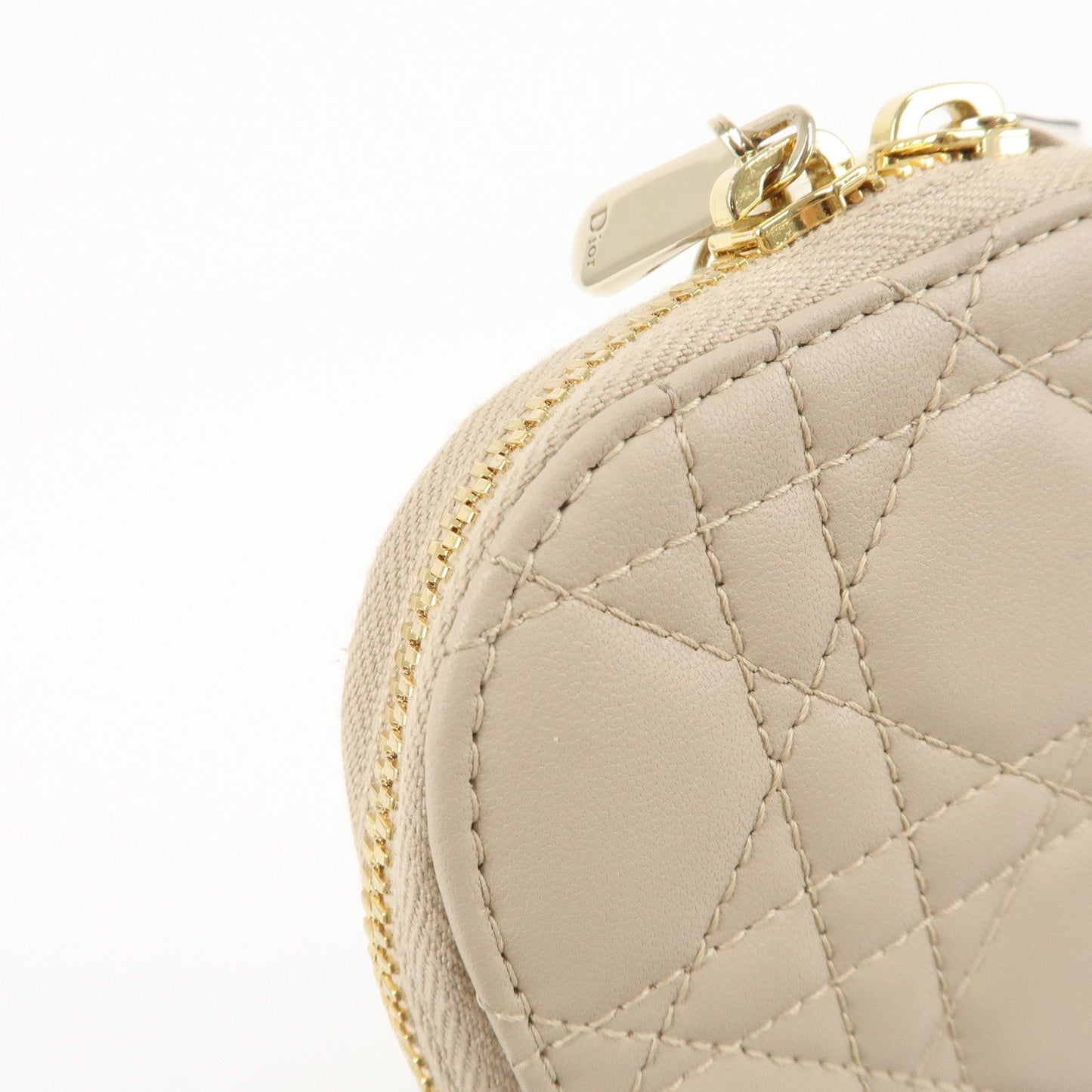 Christian Dior Lady Dior Call'in Dior Cannage Lamb Skin Phone Holder【Pre-order】