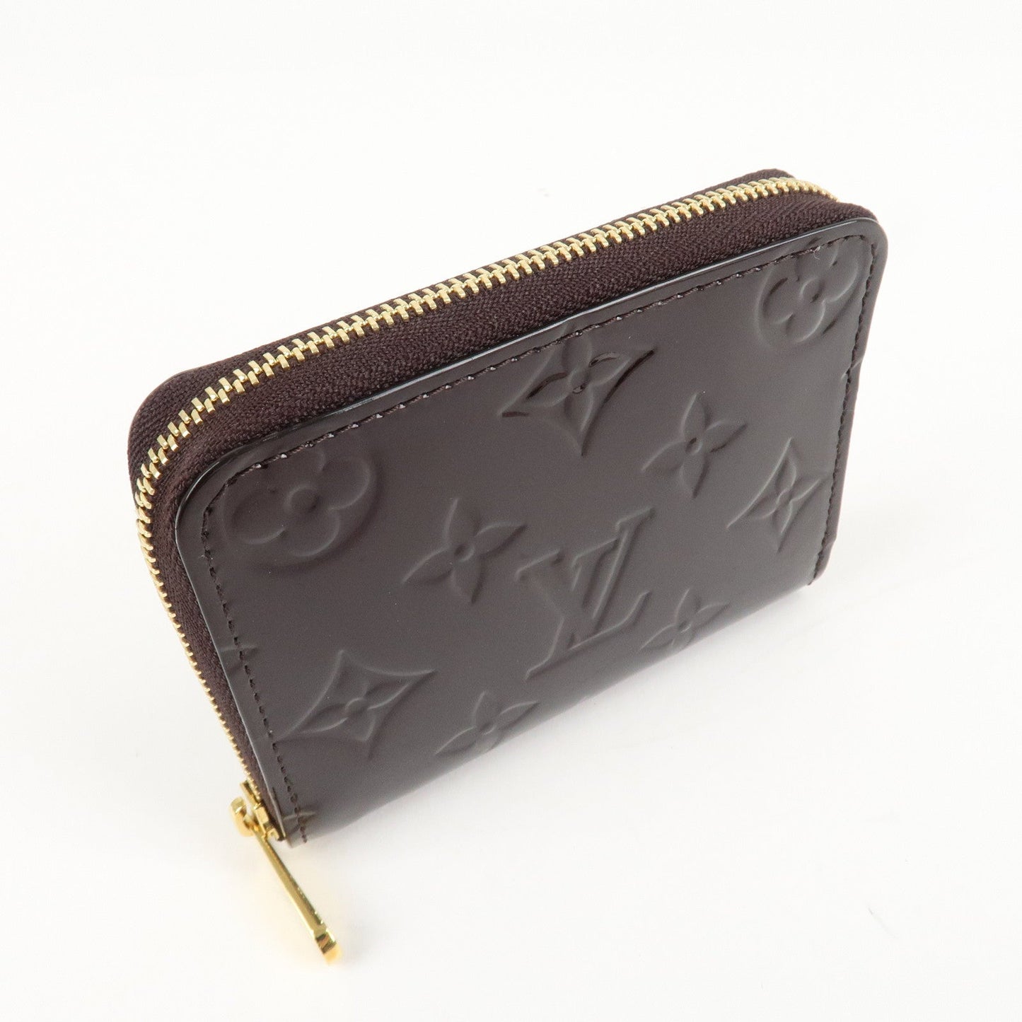 Louis Vuitton Monogram Vernis Zippy Coin Purse Amarante M93607【Pre-order】