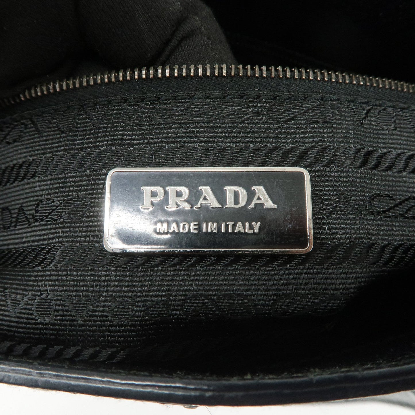 Prada Triangle Logo Leather Tote Bag Shoulder Bag Black BR0394【Pre-order】