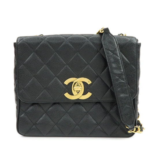 Chanel Matelasse COCO Mark Caviarskin Chain Shoulder Bag【Pre-order】