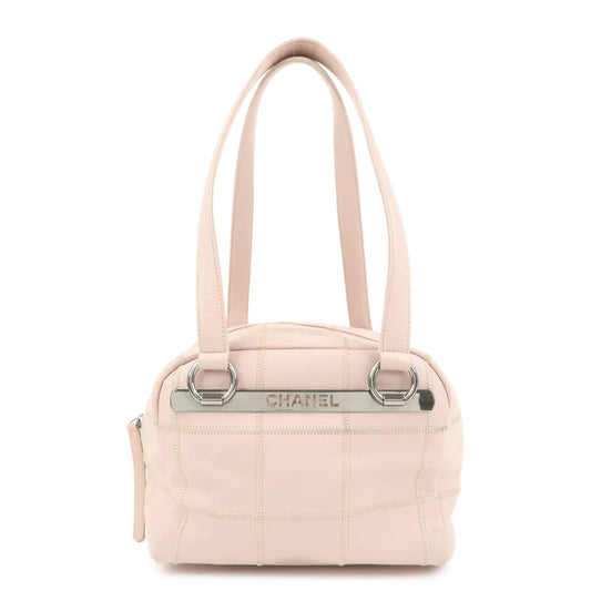 Chanel Chocolate Bar Coco Mark Caviarskin Mini Boston Bag【Pre-order】