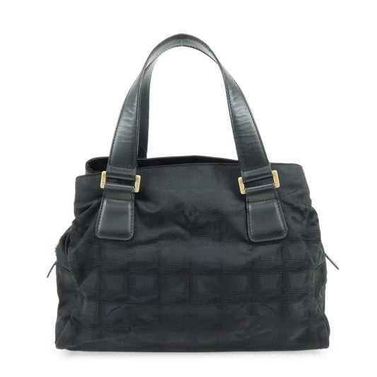 Chanel New Travel Line Nylon Jacquard Leather Hand Bag【Pre-order】