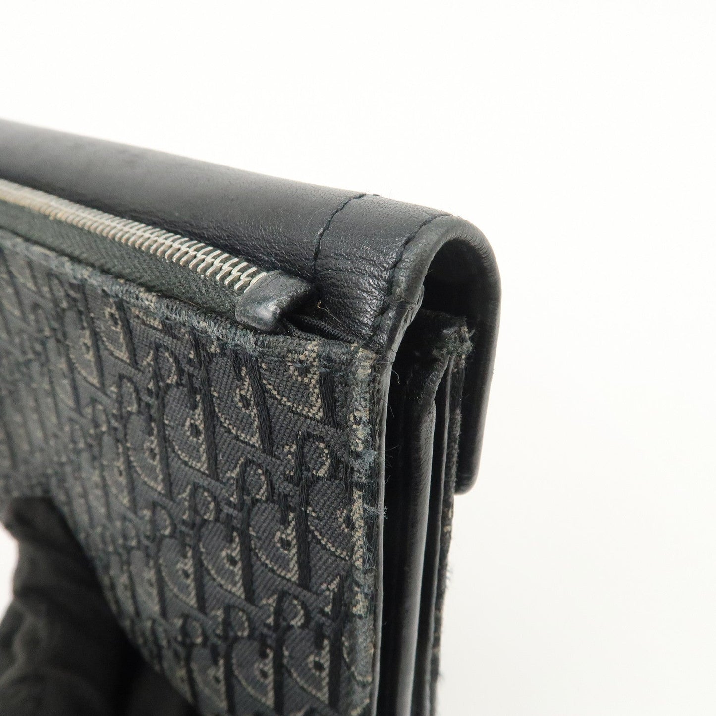 Christian Dior Trotter Leather Canvas Tri-Hold Wallet【Pre-order】