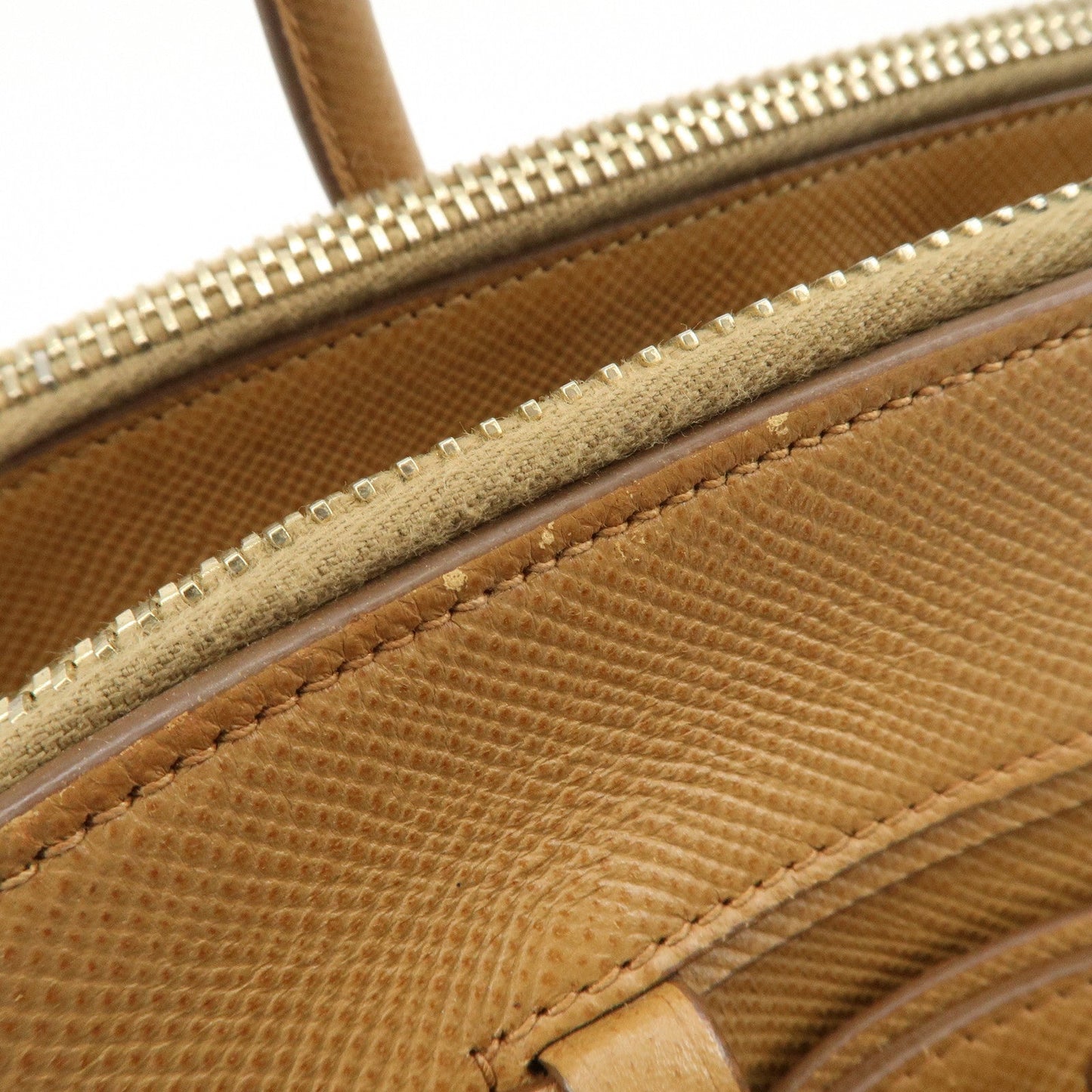 Prada Leather 2Way Bag Hand Bag Shoulder Bag Light Brown BN2572【Pre-order】