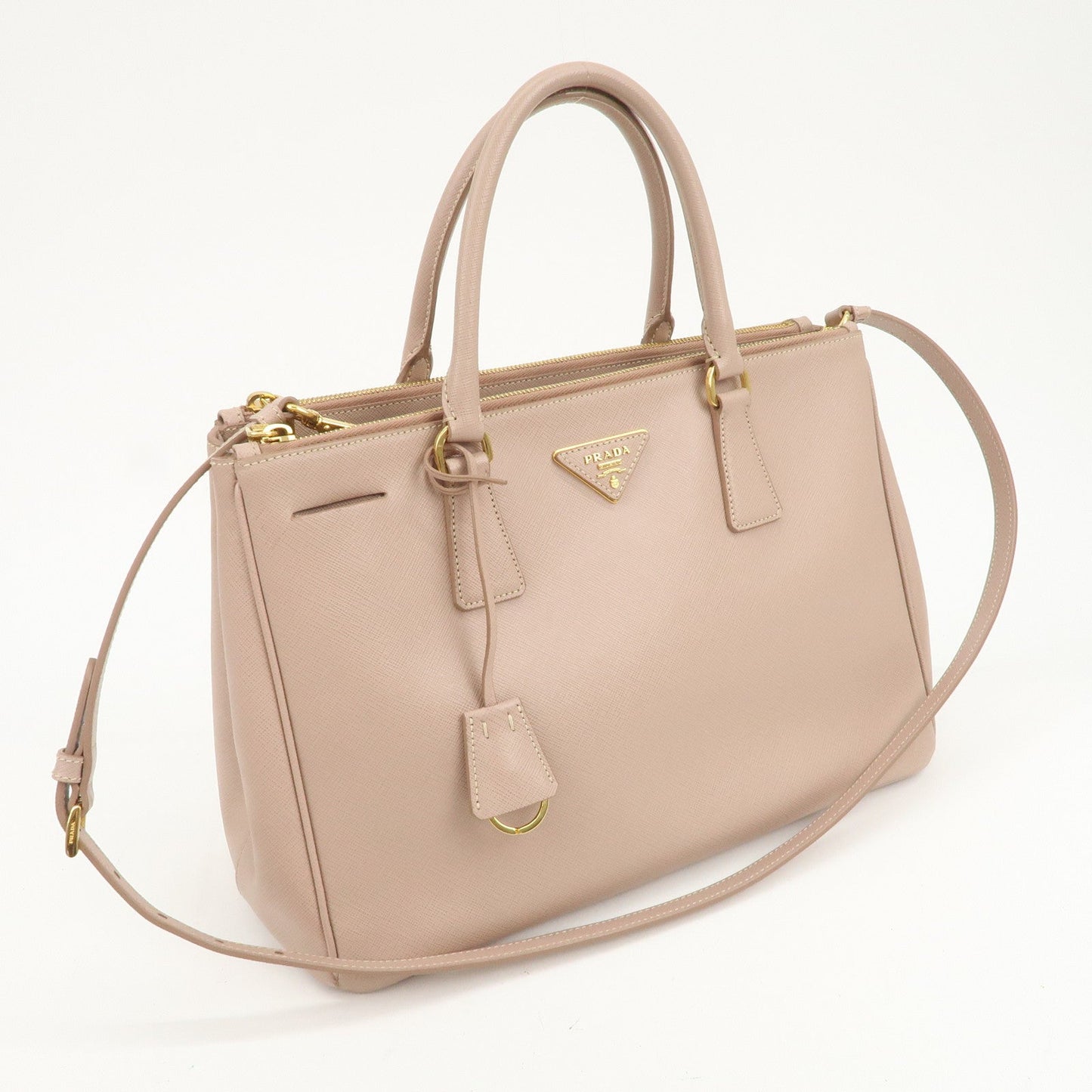Prada Triangle Logo Galleria 2Way Bag Shoulder Bag Pink BN2274【Pre-order】