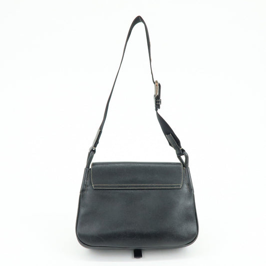 Prada Leather Shoulder Bag Hand Bag Black【Pre-order】
