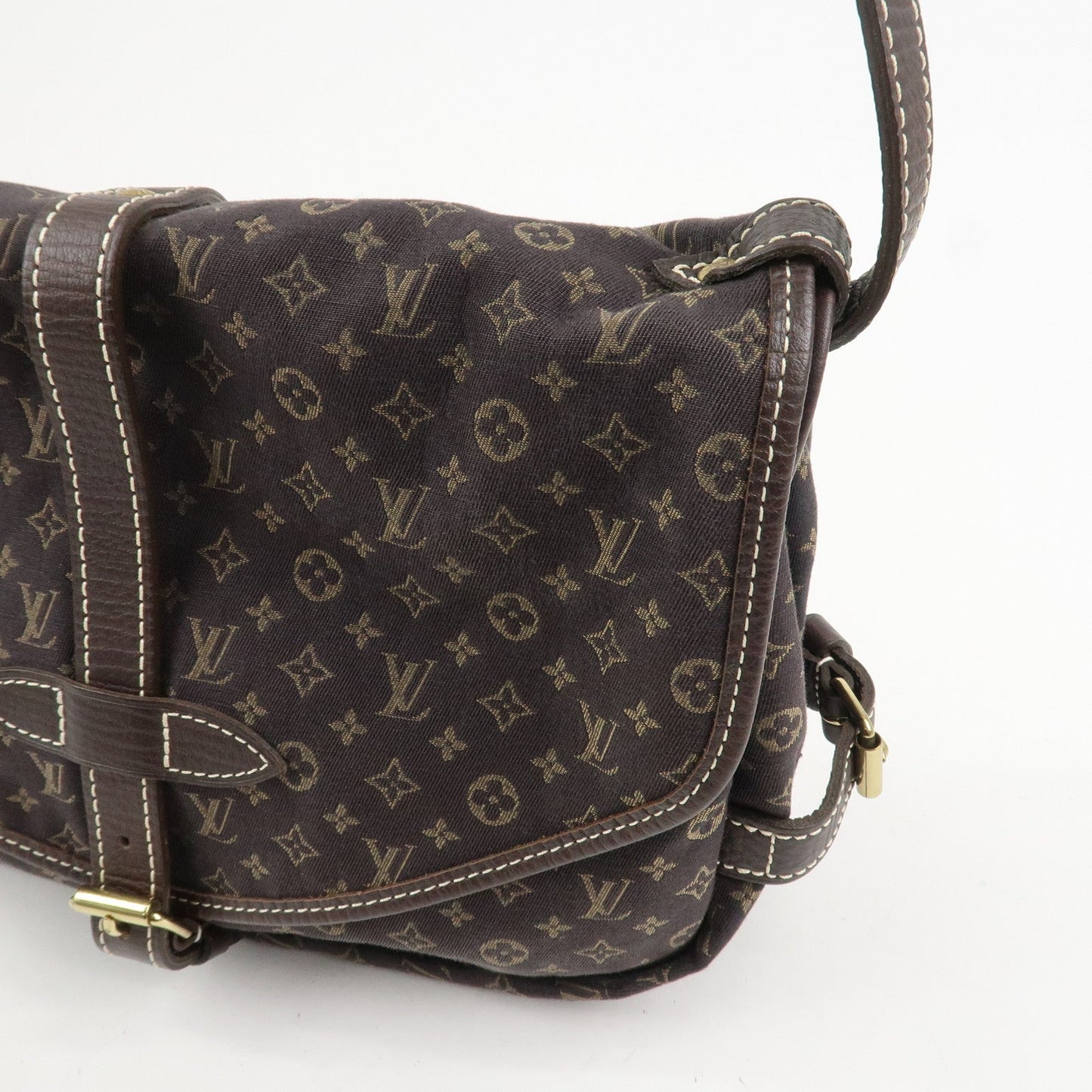 Louis Vuitton Monogram Mini Lin Saumur 30 Shoulder Bag Brown M95227【Pre-order】