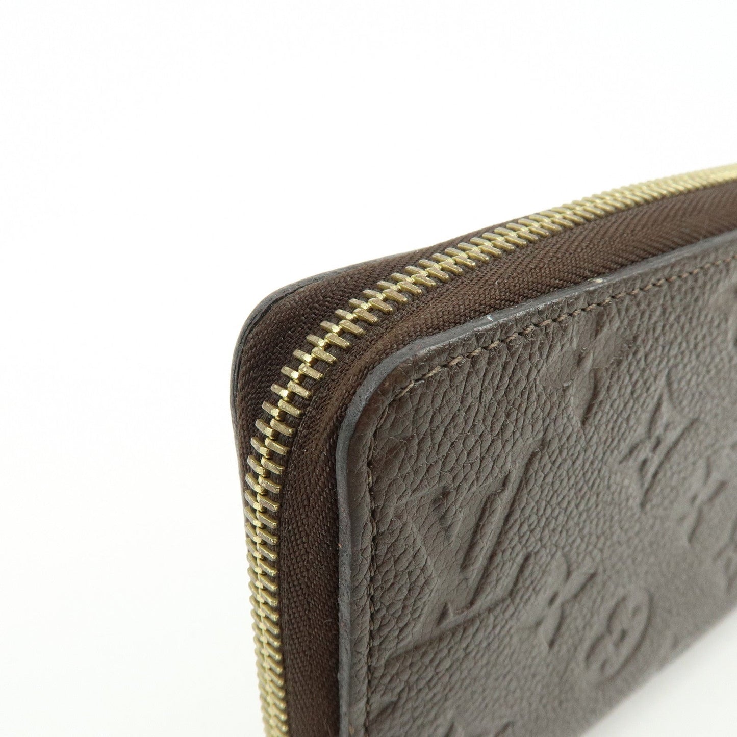 Louis Vuitton Monogram Empreinte Round Zippy Wallet Terre M60548【Pre-order】