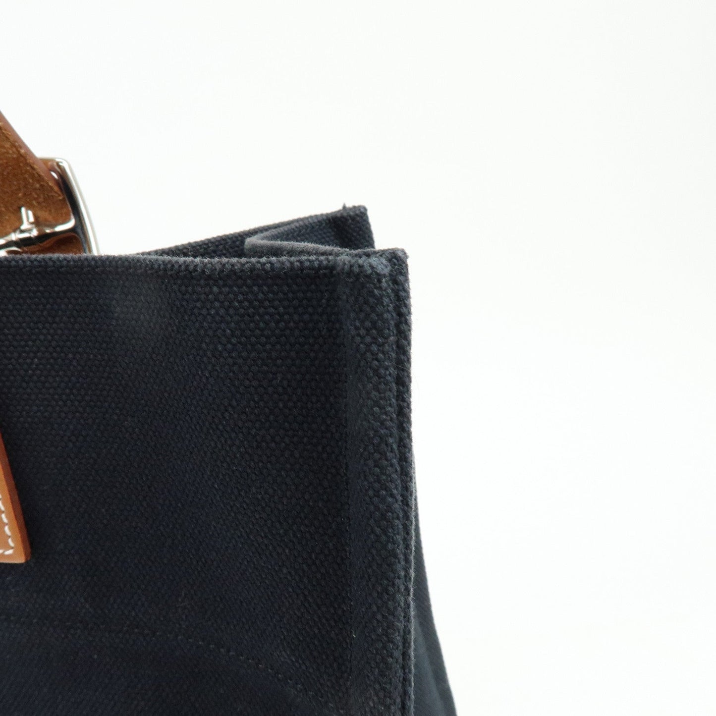 Hermes Étrivière 41 Veau Tadelakt Toile Goéland Canvas Tote Bag【Pre-order】