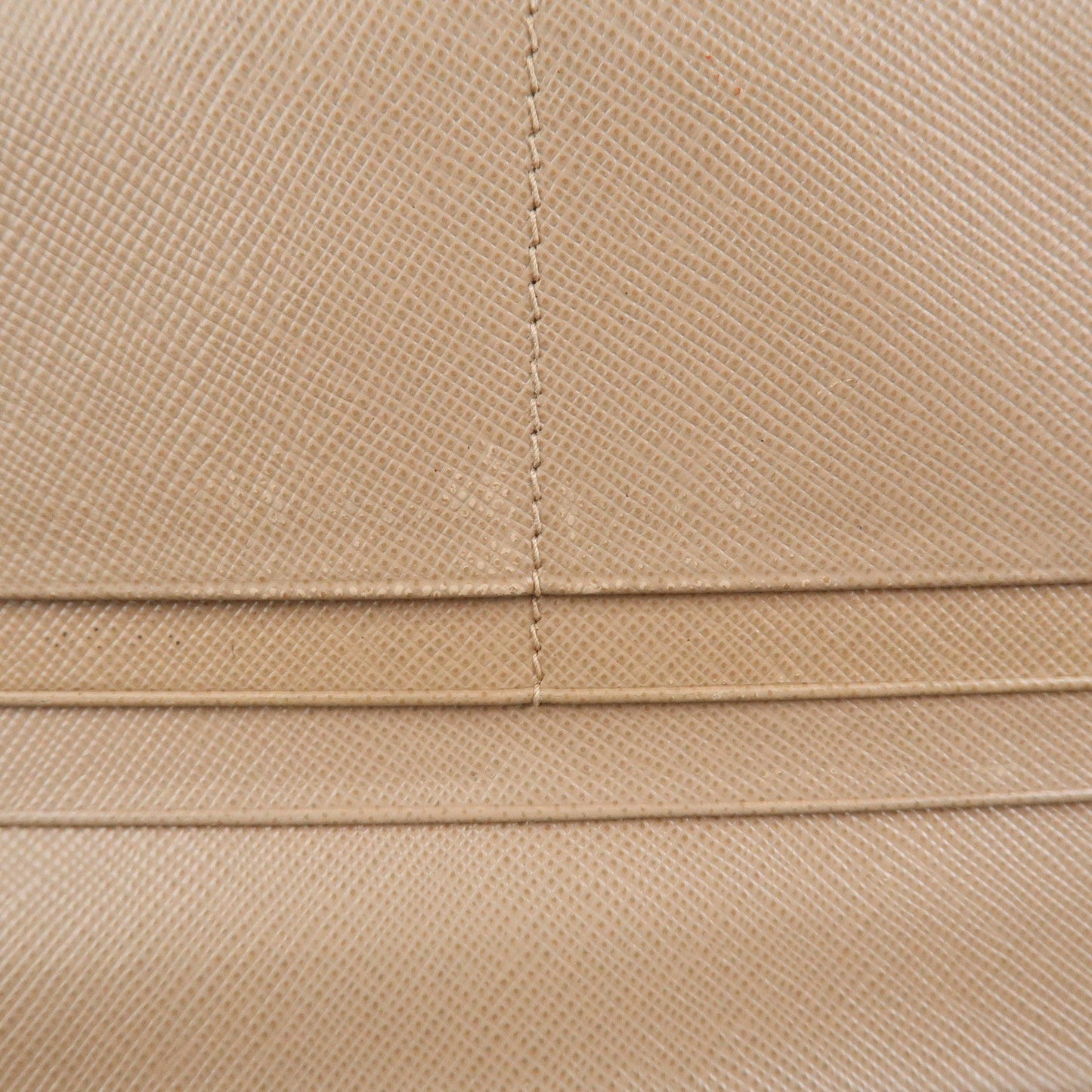 Prada Triangle Logo Saffiano Leather Long Wallet Beige 1MH132【Pre-order】