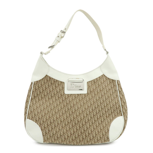 Christian Dior Trotter Jacguard Canvas Leather Shoulder Bag【Pre-order】