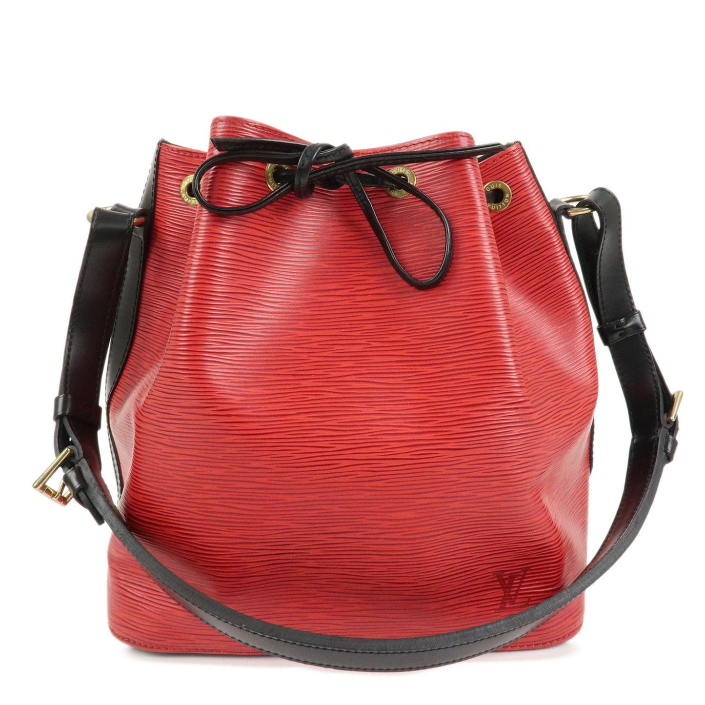 Louis Vuitton Epi Petit Noe Shoulder Bag Bicolor Noir Red M44172【Pre-order】