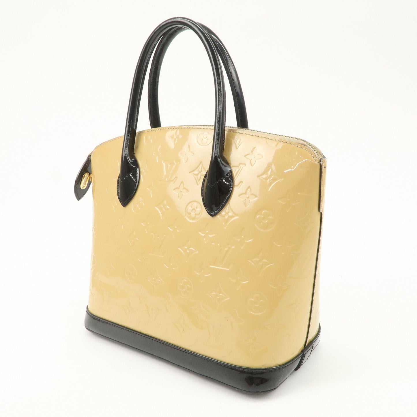 Louis Vuitton Monogram Verni Lockit PM Hand Bag Dune M90251【Pre-order】