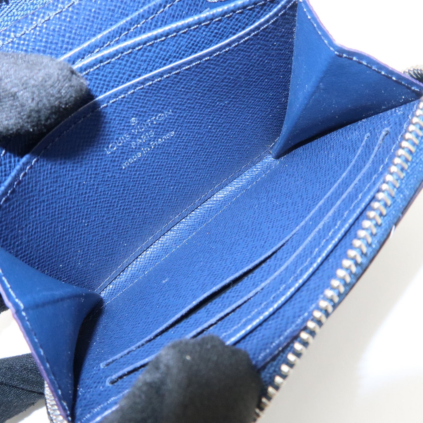 Louis Vuitton Epi leather Zippy Round Coin Case Andigo Blue M60384【Pre-order】
