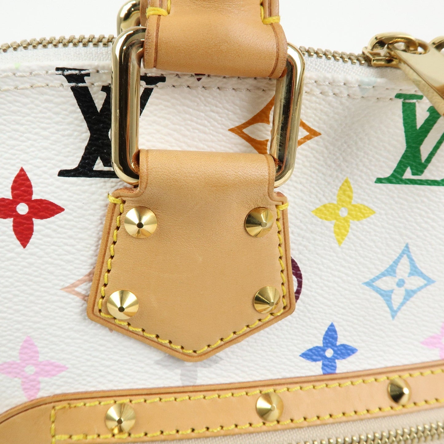 Louis Vuitton Monogram Multicolor Alma PM Hand Bag Blanc M92647【Pre-order】