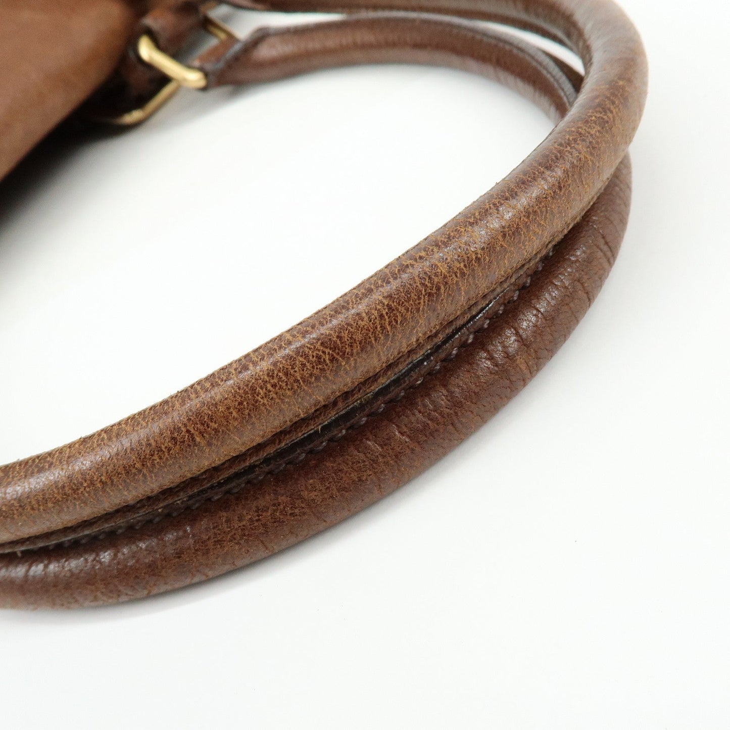 Prada Leather Shoulder Bag Hand Bag Brown BR3130【Pre-order】