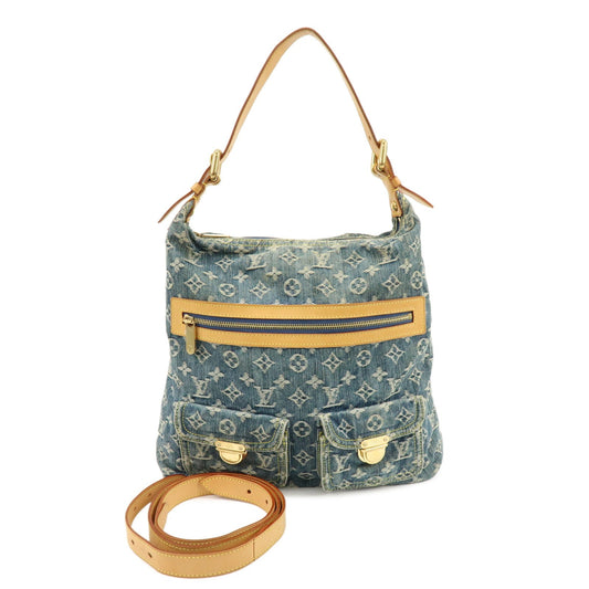 Louis Vuitton Monogram Denim Baggy GM Shoulder Bag Blue M95048【Pre-order】
