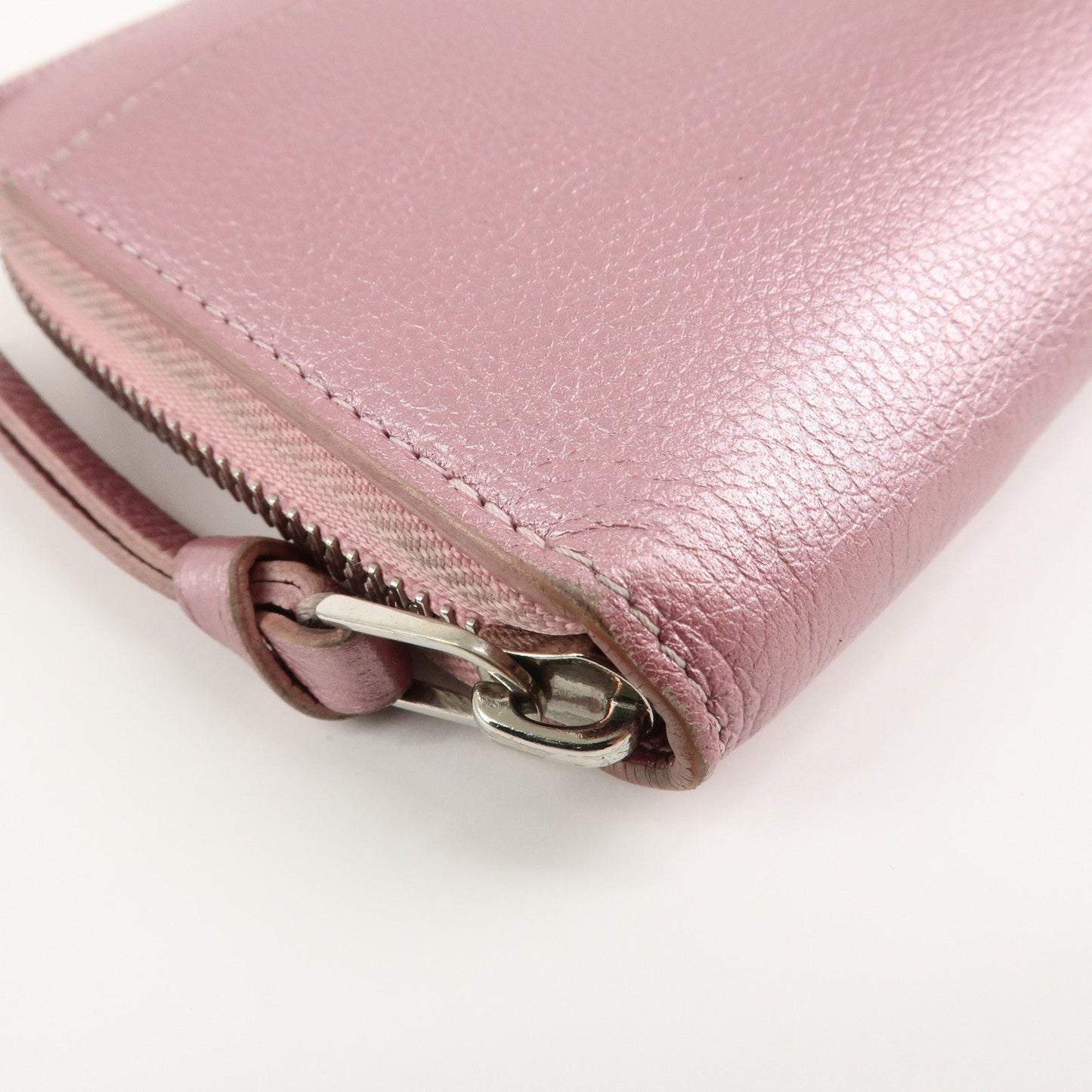 Louis Vuitton Calf Leather Zippy Lock Me Wallet Crystal Rose M69812【Pre-order】
