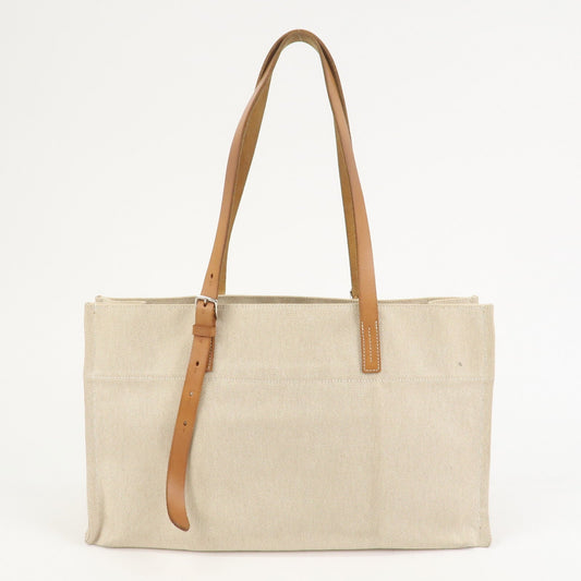 Hermes Etriviere Elan Toile H Leather Tote Bag【Pre-order】