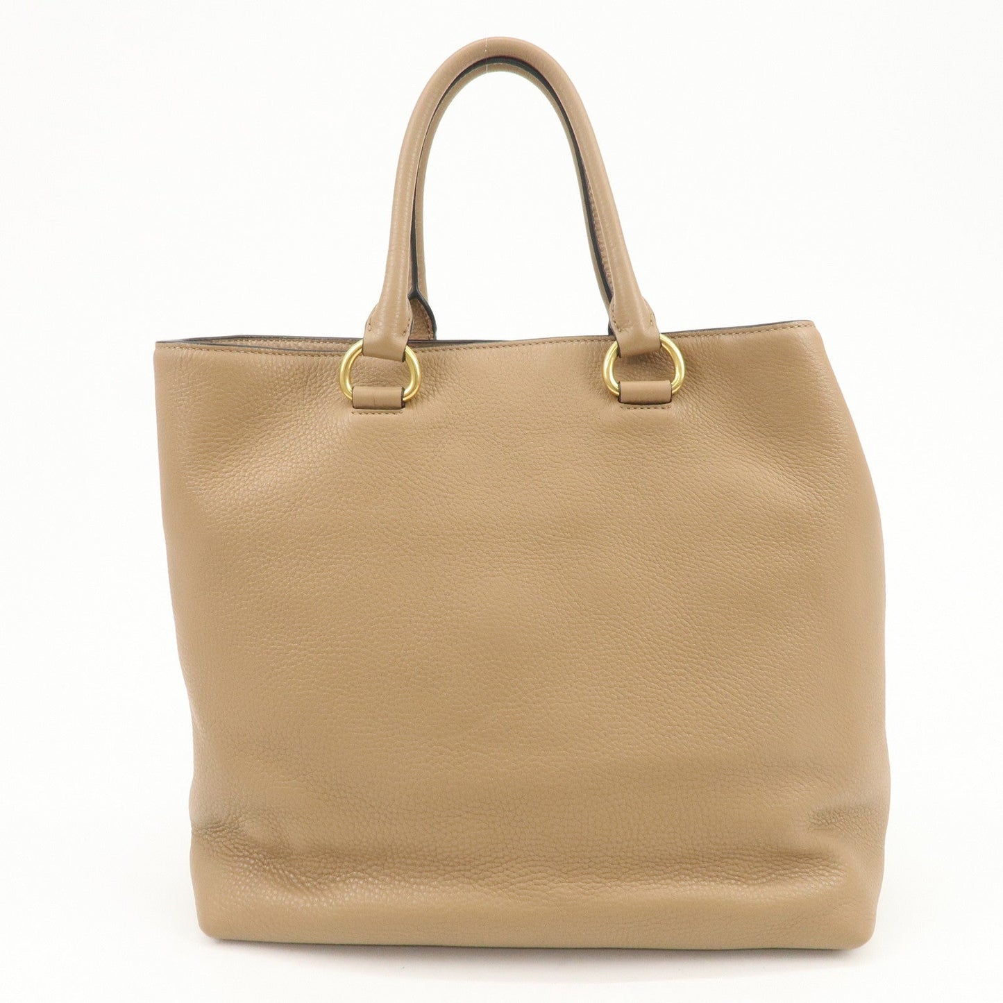 Prada Logo Leather 2Way Bag Tote Bag Shoulder Bag Brown 1BG865【Pre-order】