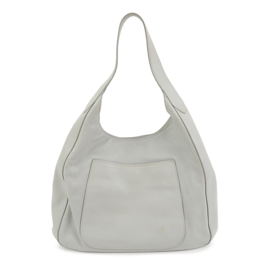 Prada Logo Leather Shoulder Bag Hand Bag Gray 1BC013【Pre-order】