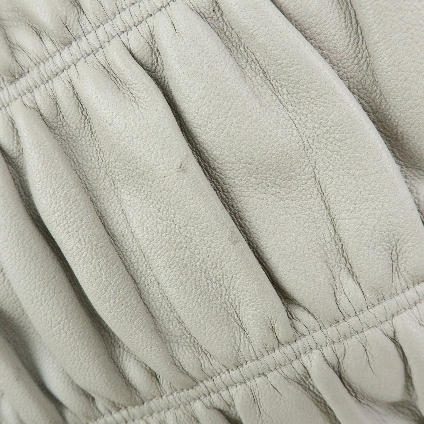 Prada Canapa Nappa Gaufre Leather Gathered Large Tote Hand Bag【Pre-order】