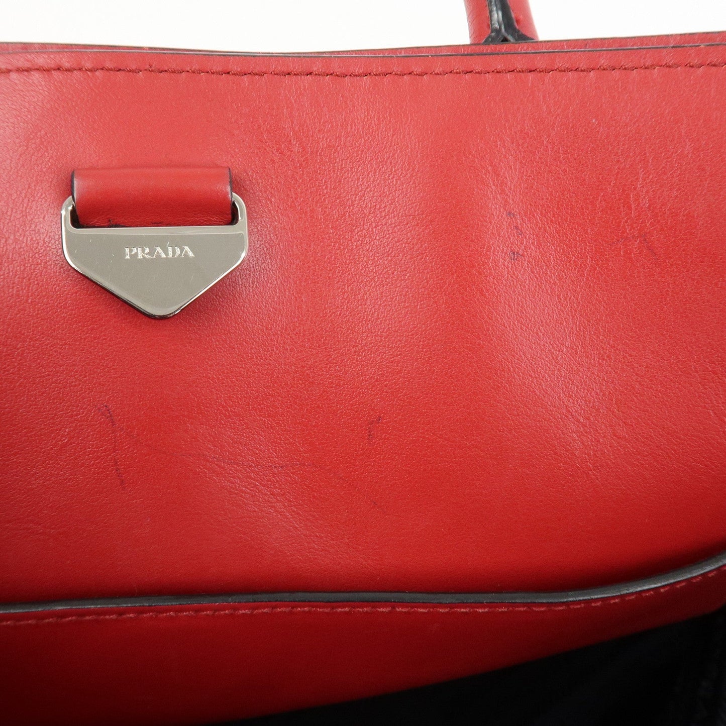 Prada Logo Leather 2Way Bag Tote Bag Hand Bag Shoulder Bag 1BG041【Pre-order】