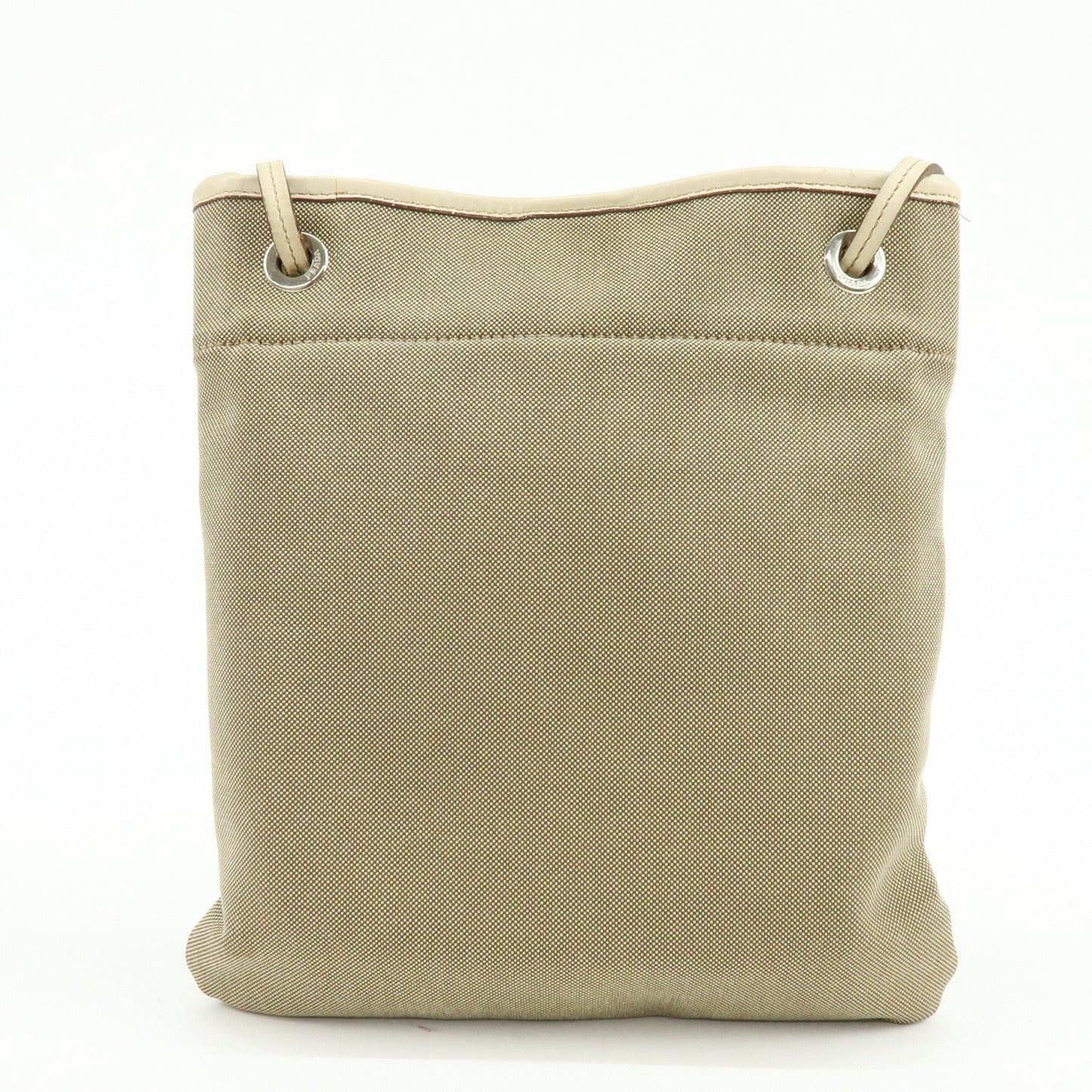 Prada Logo Jacquard Leather Shoulder Bag Crossbody Bag Beige【Pre-order】