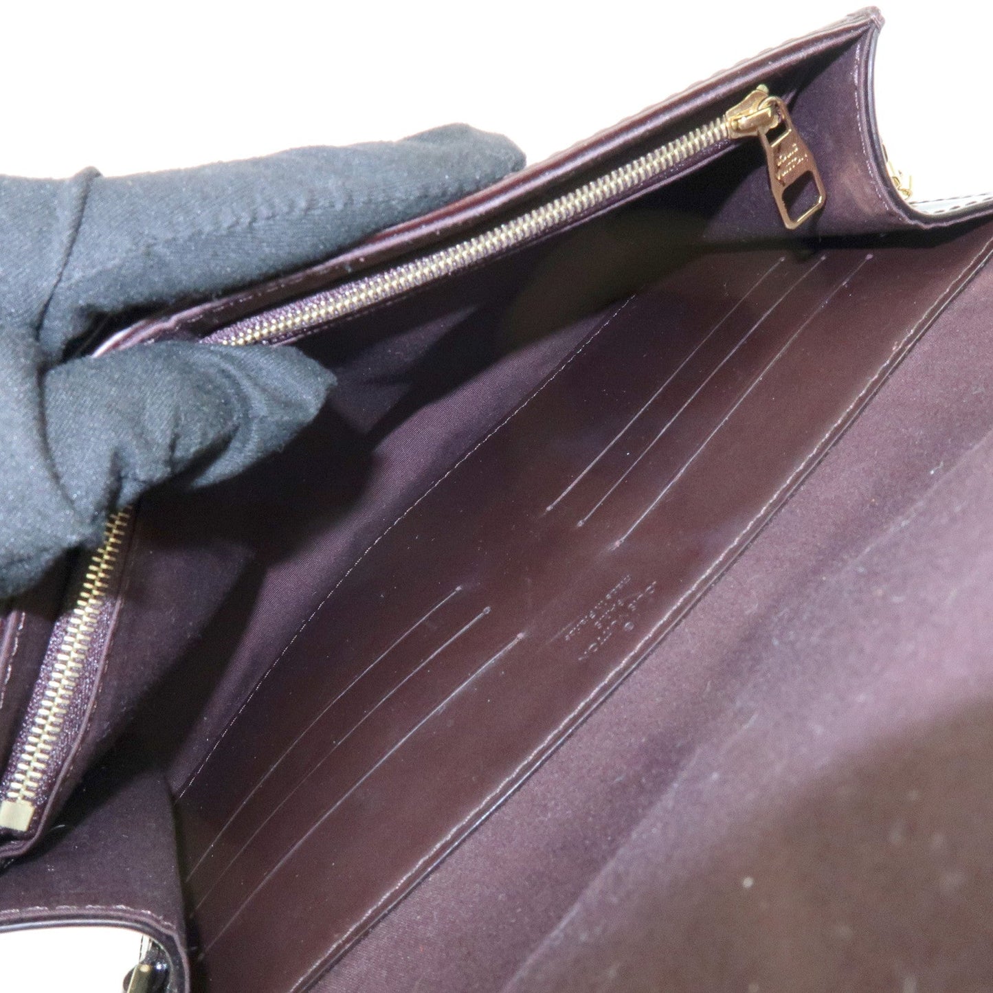 Louis Vuitton Monogram Vernis Clutch Ana Clutch Bag Amarante M90093【Pre-order】