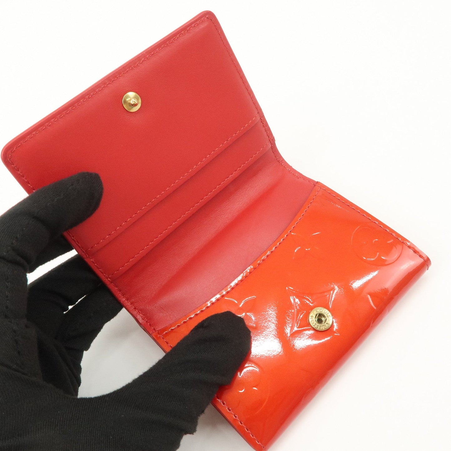 Louis Vuitton Monogram Vernis Ludlow Bi-fold Wallet Rouge M91090【Pre-order】