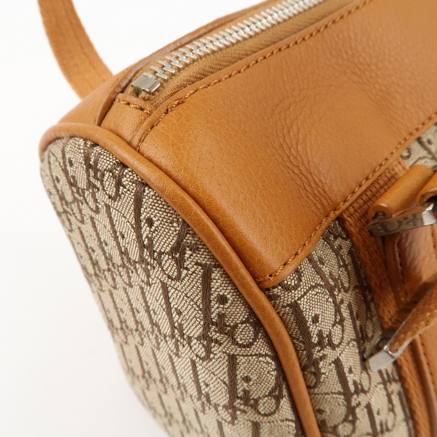 Christian Dior Trotter Canvas Leather Mini Boston Bag Hand Bag【Pre-order】