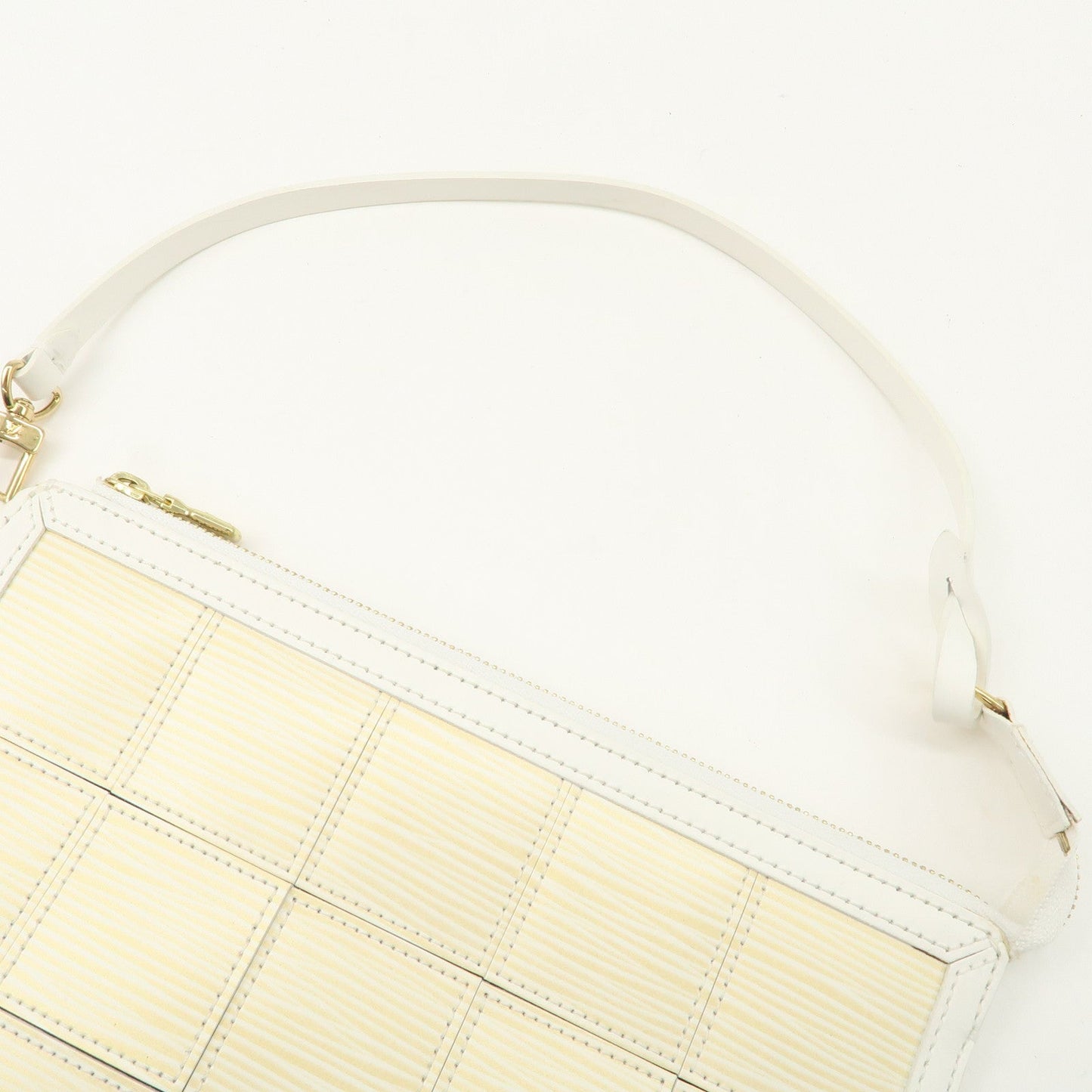 Louis Vuitton Epi Stretch Delmonico Hand Bag Purse Ivory【Pre-order】