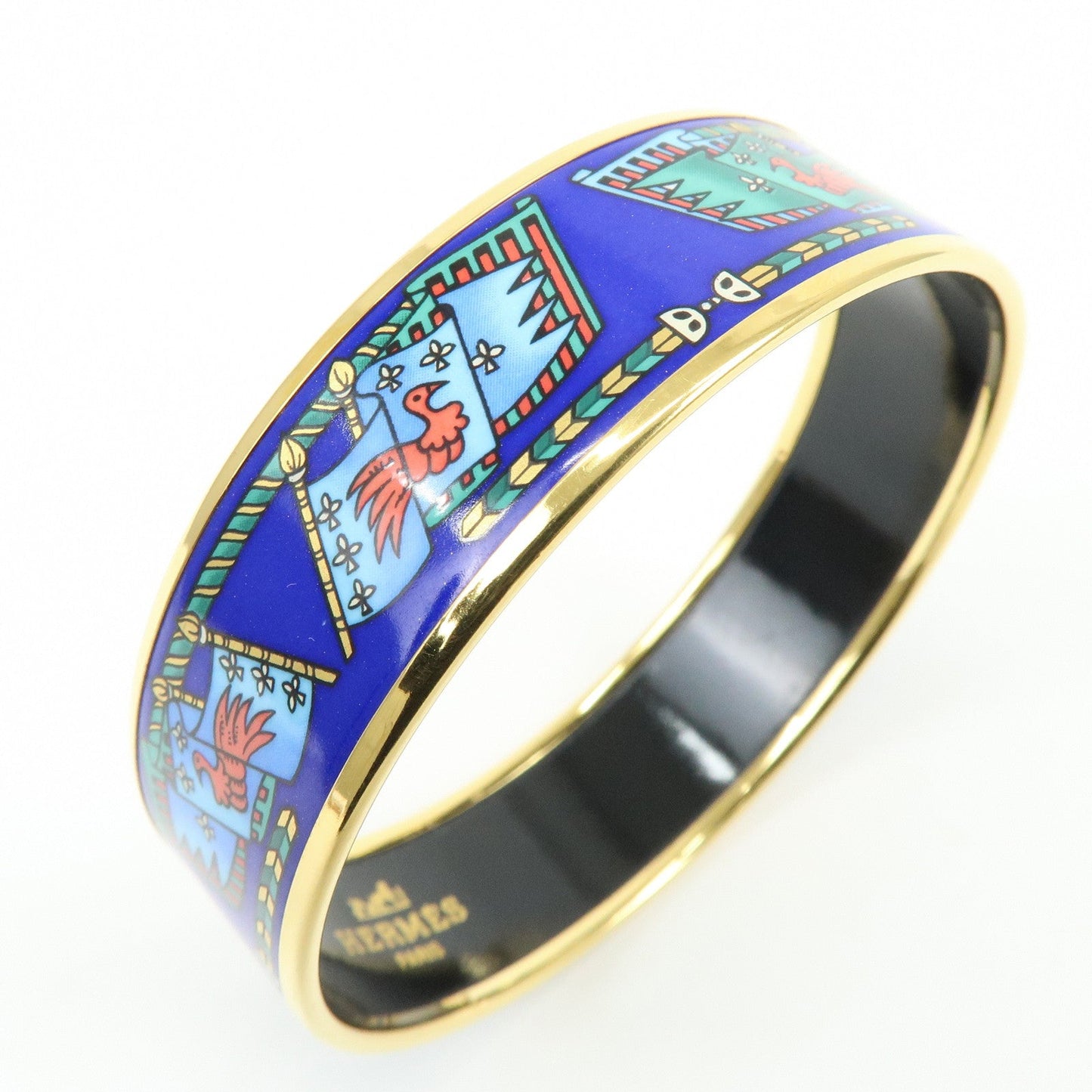 Hermes Email GM Gold Plated Bangle Bracelet【Pre-order】