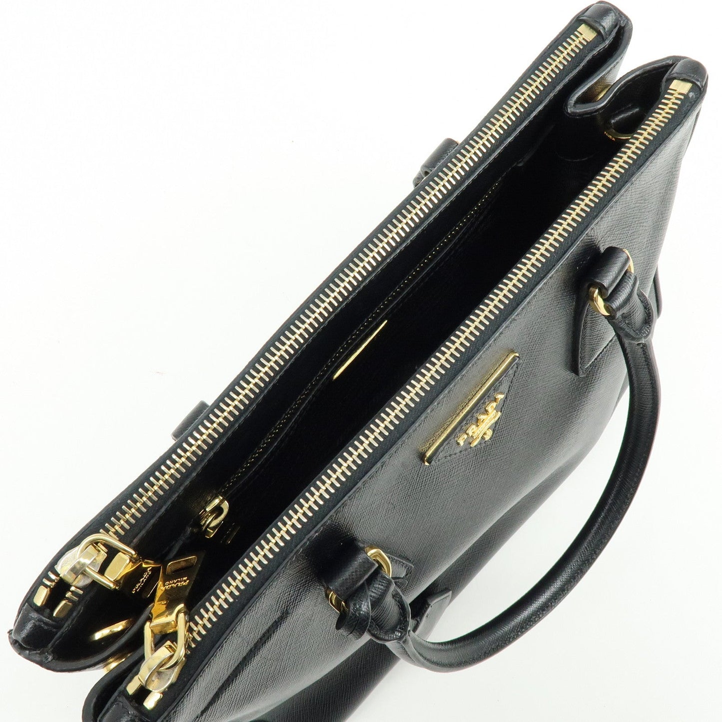 Prada Traingle Logo Galleria Saffiano Leather 2Way Hand Bag 1BA863【Pre-order】