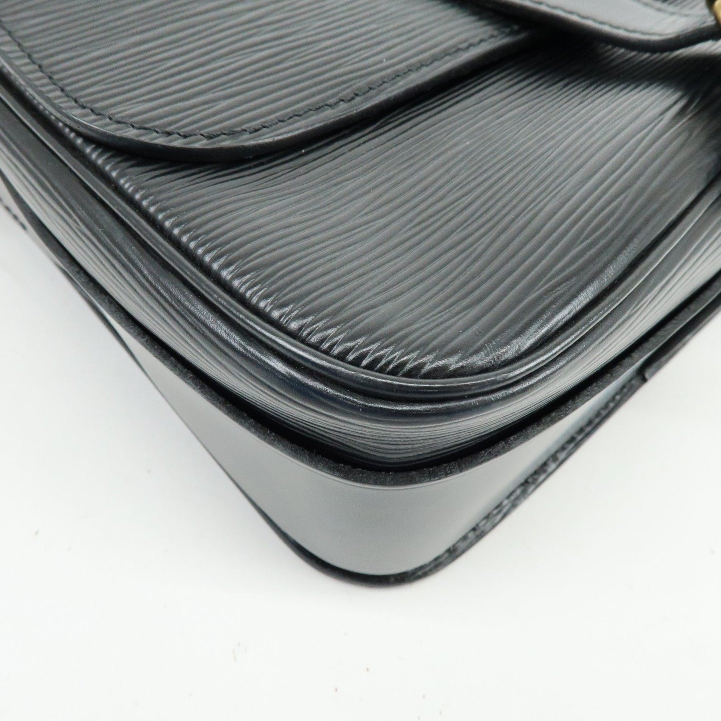 Louis Vuitton Epi Cartouchiere Shoulder Crossbody Bag Noir M52242【Pre-order】