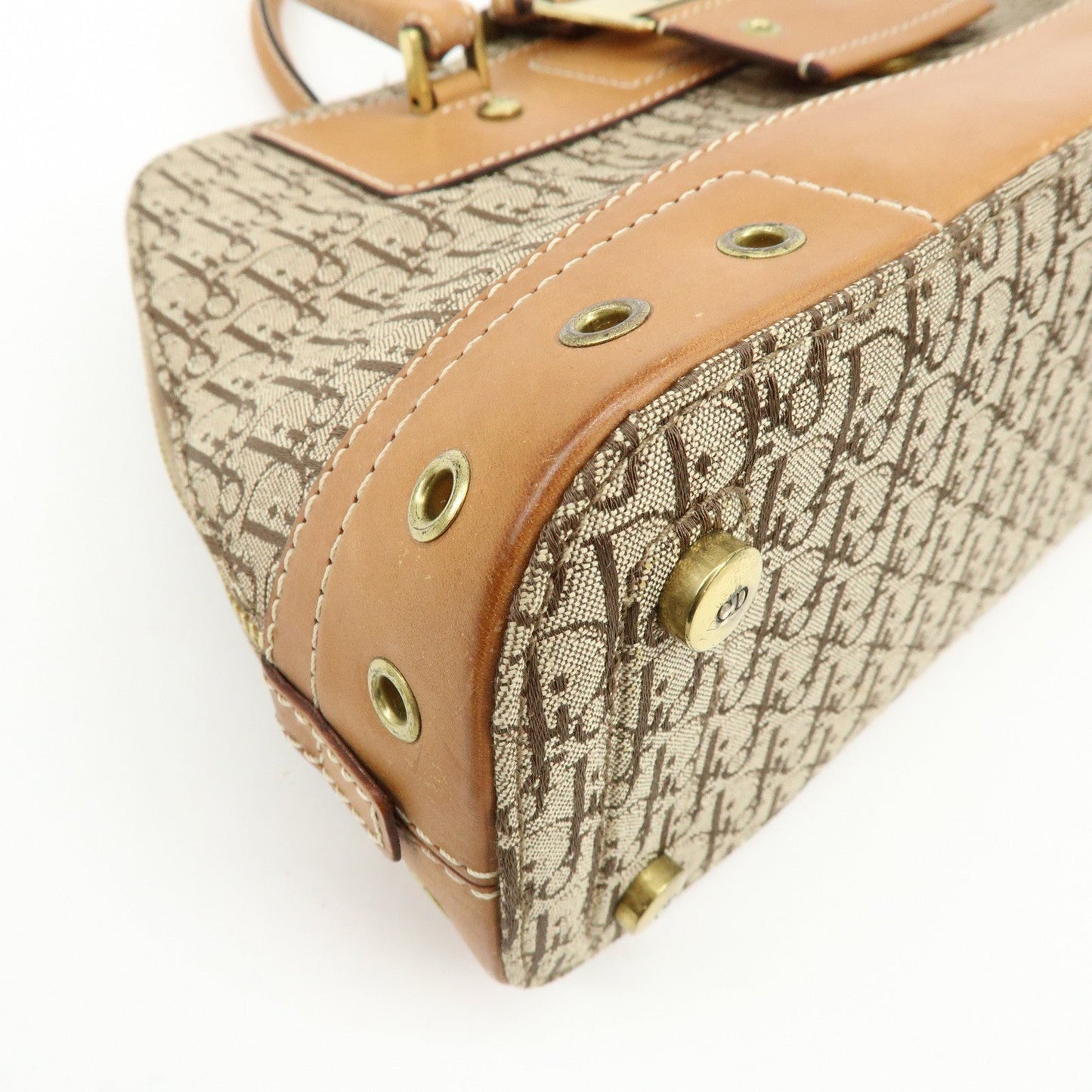 Christian Dior Trotter Street Chic Jacquard Canvas Leather Hand Bag【Pre-order】