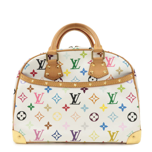 Louis Vuitton Monogram Multicolor Trouville Hand Bag Blanc M92663【Pre-order】