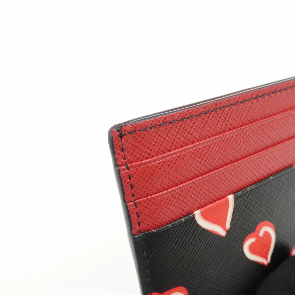 Prada Saffiano Leather Heart Card Case【Pre-order】