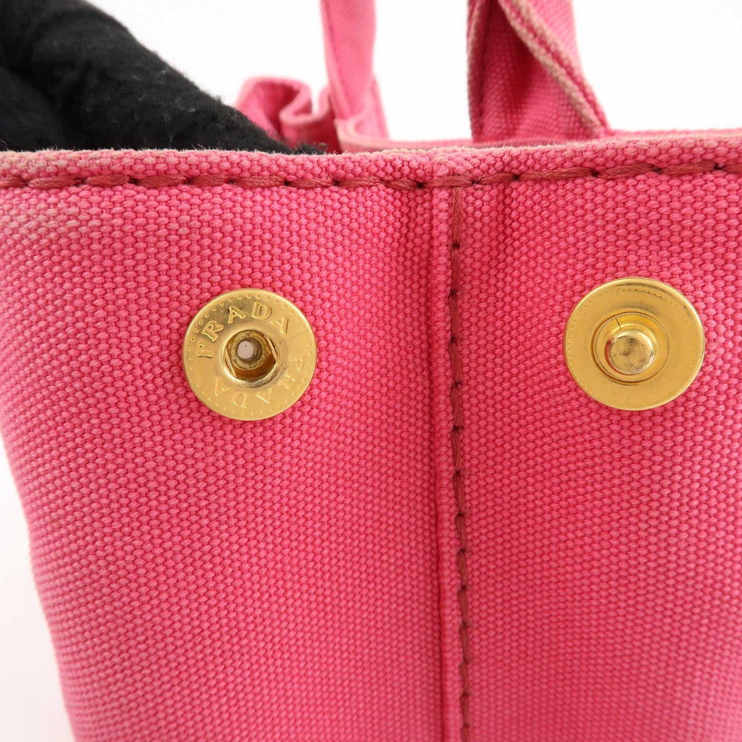 Prada Canapa Mini Canvas 2Way Bag Hand Bag Pink 1BG439【Pre-order】