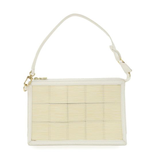Louis Vuitton Epi Stretch Delmonico Hand Bag Purse Ivory【Pre-order】