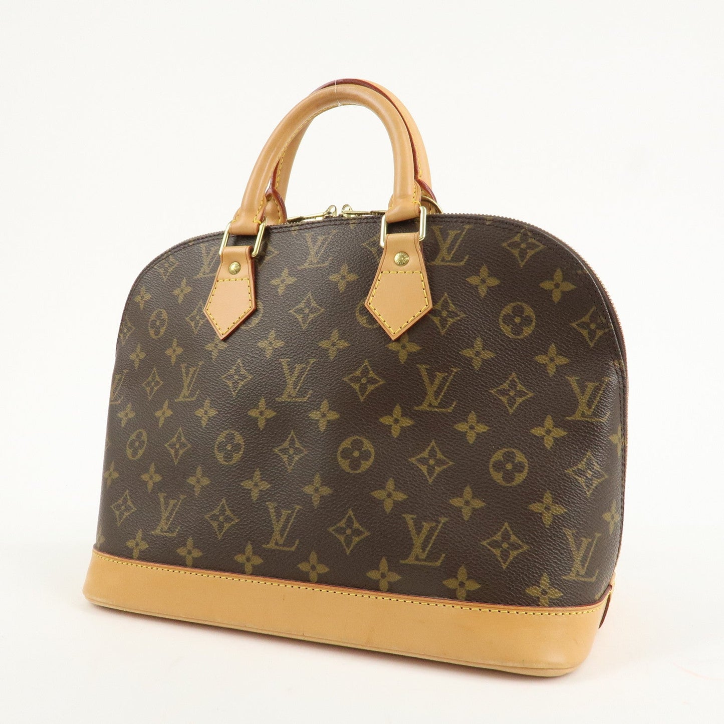 Louis Vuitton Monogram Canvas Alma Hand Bag Brown M51130 Used【Pre-order】