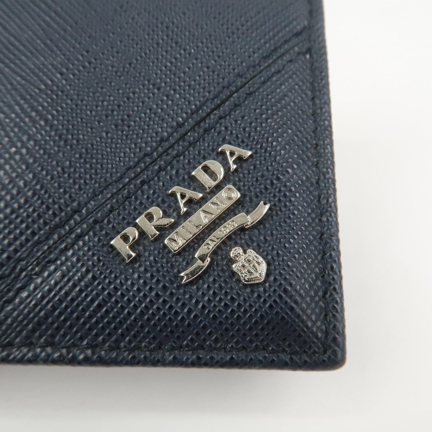 Prada Saffiano Leather Card Case Card Holder Navy 2MC122【Pre-order】